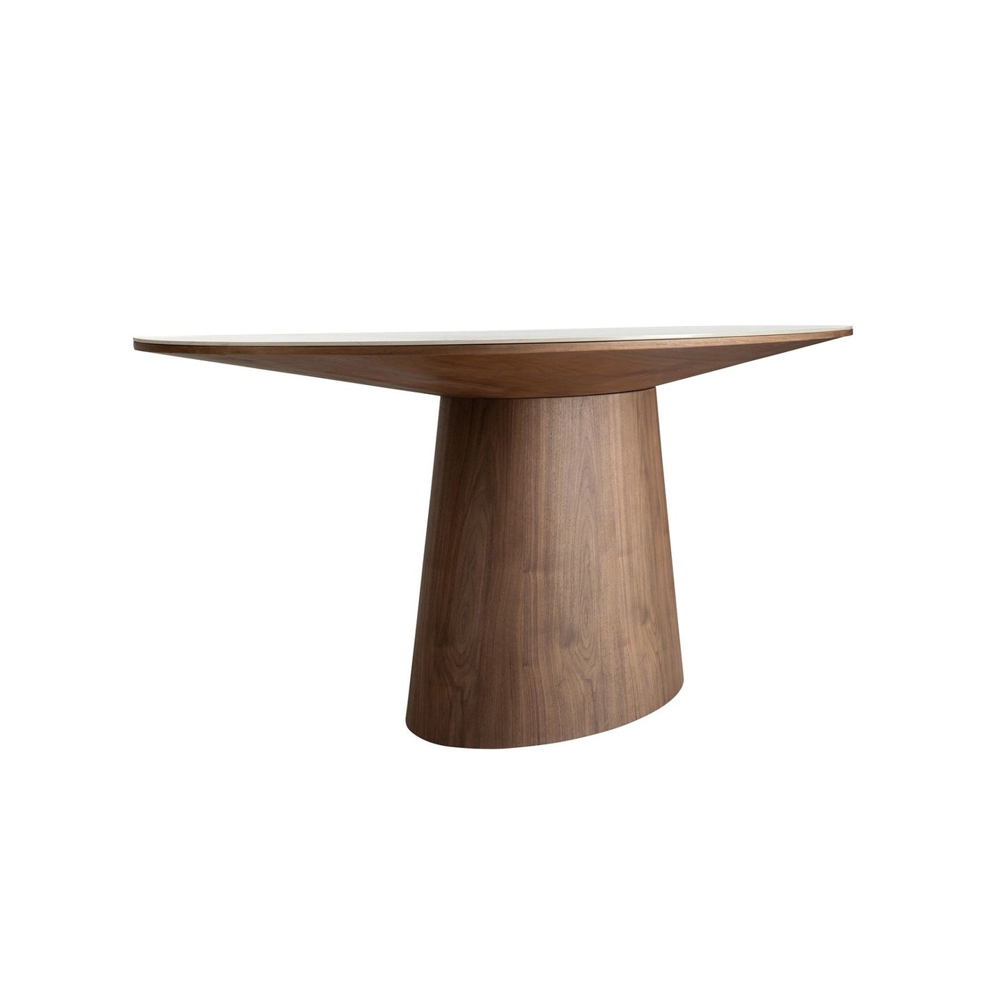 Marble Vein Oval Table