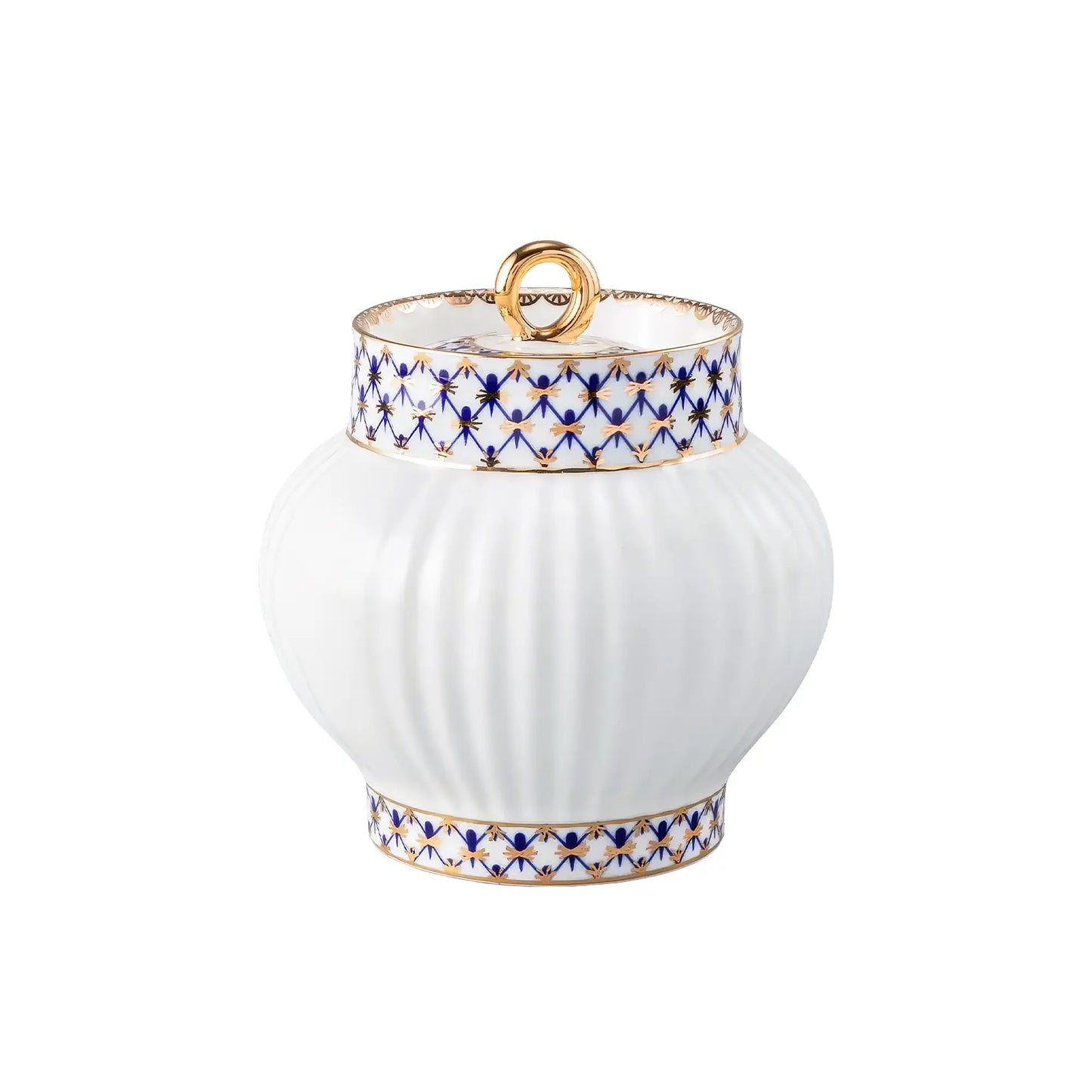 Cobalt Net Sugar Bowl