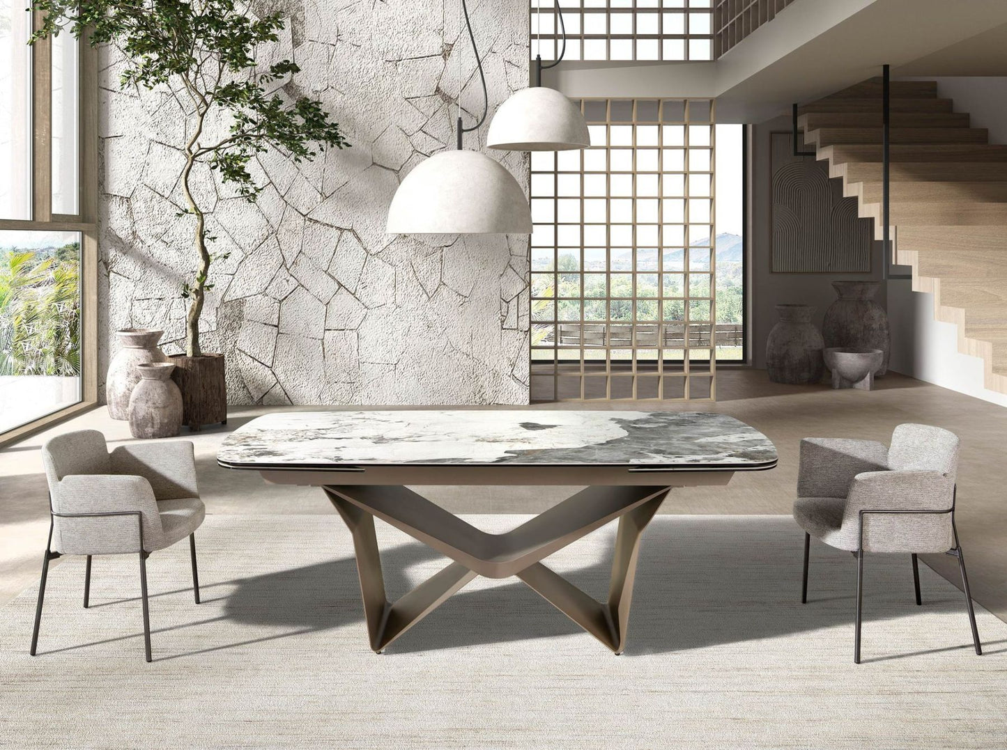 Oval Extendable Dining Table